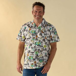 Scooby White Woven Shirt
