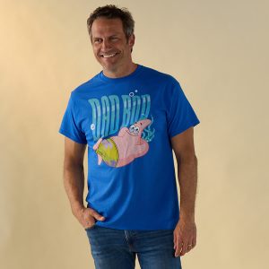 Patrick Dad Bod Blue Tee