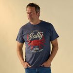 Salty But Good Catch Blue Tee