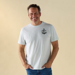 Captain Snoopy Short Sleeve Blue Tee