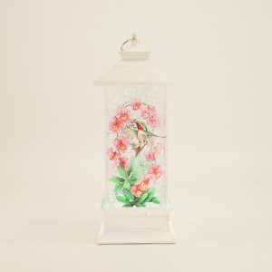 LED Hummingbird Glitter Globe