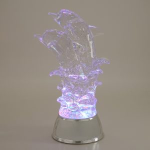 Acrylic Dolphin Glitter Globe