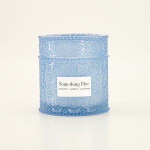 10 Oz. Embossed Glass Candle