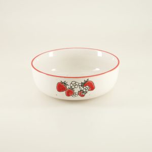 Strawberries Cereal and Soup Bowl
