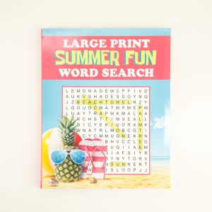 Large Print Summertime Word Search