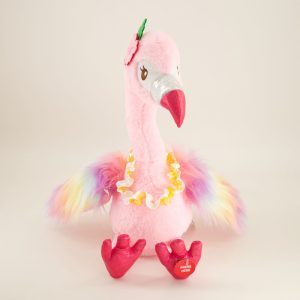 Sunset Susie Flamingo with Rainbow Wings