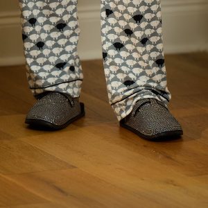 Black Sparkle Clogs