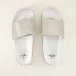 Silver Sparkle Pool Slides