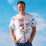 Snoopy Patriotic Tie-Dye Tee