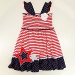 Toddler Knit Smocked Red Dress