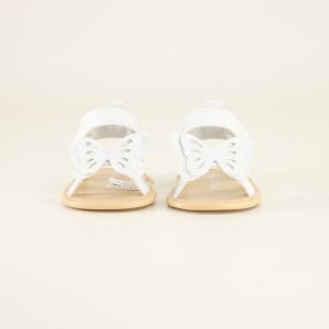 Infant White Butterfly Sandals