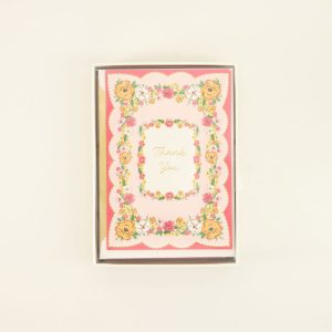 Thank You Handkerchief Cards Set