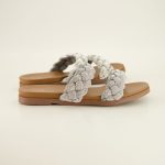 Double Strap Sparkle Comfort Sandals