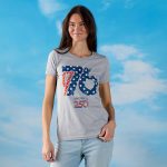 Gray 250th 1776 Tee
