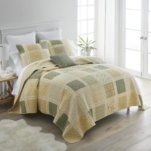 Donna Sharp Meadow 2 Piece Cotton Twin Quilt Set