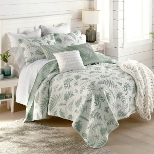Donna Sharp Botanical 2 Piece Cotton Twin Quilt Set
