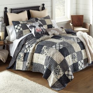 Donna Sharp Augusta 3 Piece Cotton King Quilt Set