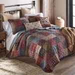 Donna Sharp Appalachia Plaid 3 Piece Cotton King Quilt Set