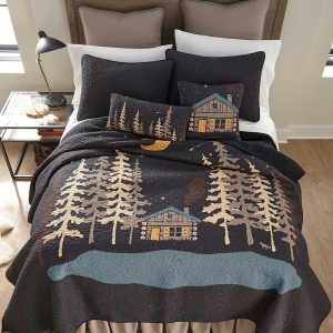 Moonlit Cabin Quilt by Donna Sharp – Full/Queen